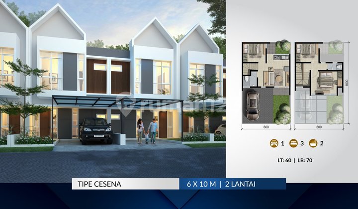 One and Two Story Houses Golden East Kebomas Full Facilities Starting Price 300 Million 1