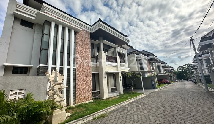 New and Luxurious 2-Storey House with a Large Pool in Sanur, Bali. KPR Available with Direct Access to Bypass Road and One Gate@system. 2
