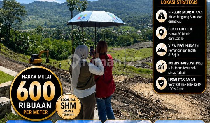 Tanah Eksklusif di Jalur Wisata Puncak Dua Bogor