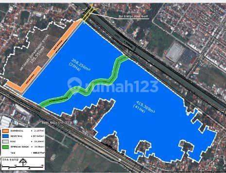 Jual Tanah Zona Industri dan Komersil