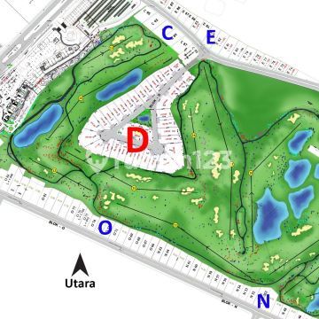 Tanah Kavling Bukit Darmo Golf: Jalan Kembar, Long Golf View, Dekat Tol! Tanah Kavling Bukit Darmo Golf: Jalan Kembar, Long Golf View, Dekat Tol!