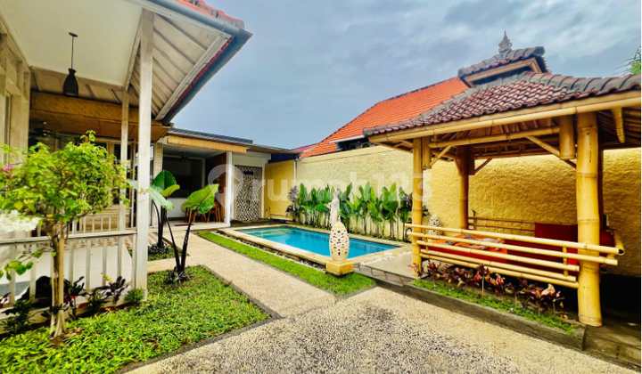 Private Villa 2br Full Furnished Traditional Classic Design Di Sanur Dekat Dengan Pantai Icon Mall 2