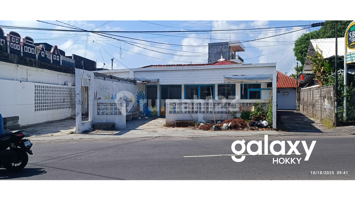 DIJUAL TANAH BONUS BANGUNAN EX RESTO DI DANAU POSO SANUR DENPASAR - BALI 