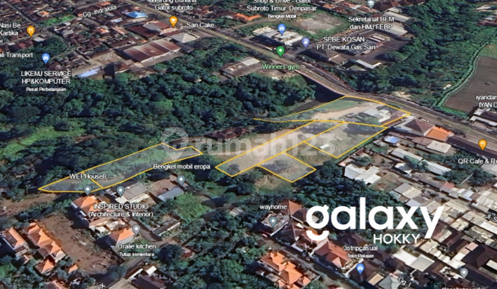 DIJUAL TANAH LOKASI STRATEGIS DI GATSU TIMUR KESIMAN DENPASAR - BALI 