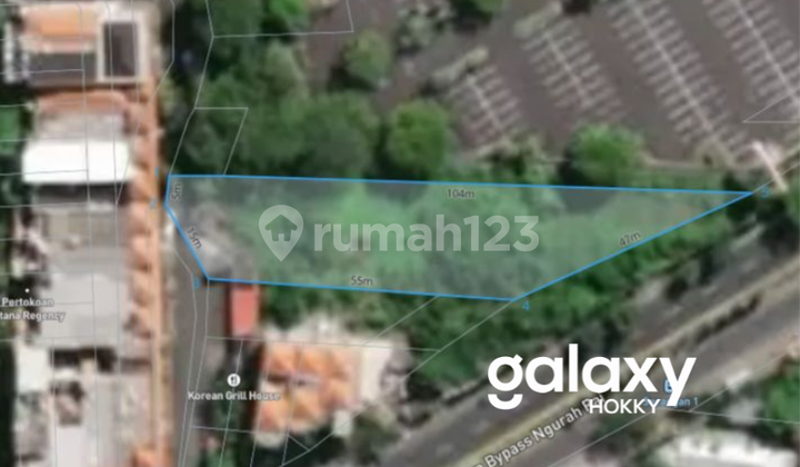 DIJUAL TANAH LOKASI STRATEGIS DI BYPASS NGURAH RAI SESETAN DENPASAR - BALI 