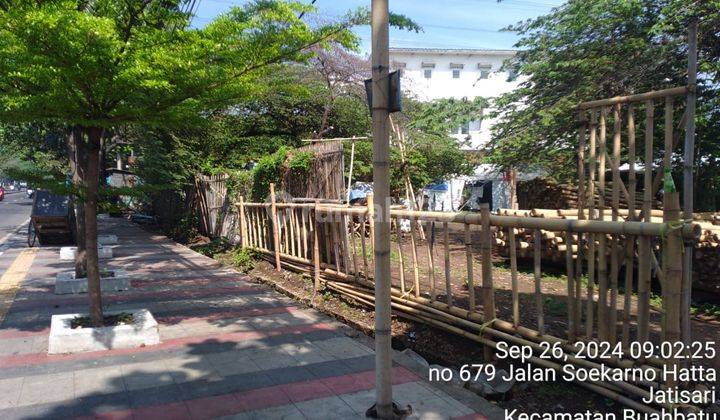 Tanah Pinggir Jl. Soekarno Hata Harga Di Bawah Njop. Hrg Njop 14 Jt Per Meter Ini Hanya 10 Jt Per Meter 2