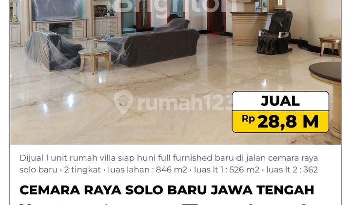 Dijual 1 Unit Rumah Villa Siap Huni Full Furnished Baru Dijual 1 Unit Rumah Villa Siap Huni Full Furnished Baru