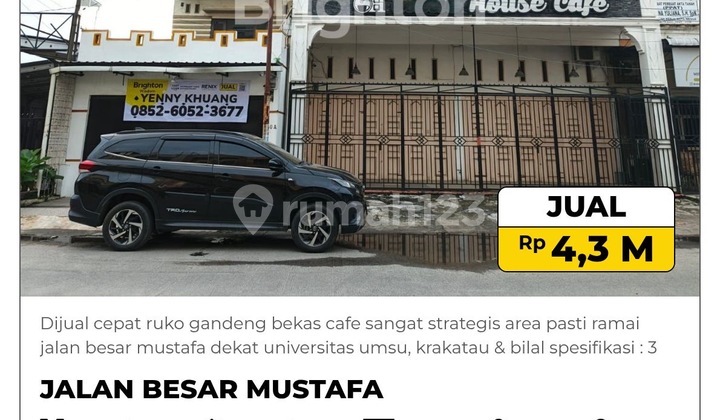 For Quick Sale: Former Cafe Twin Shophouse in a Very Strategic Area, Definitely Busy