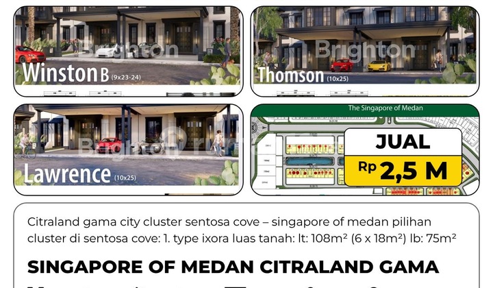 Citraland Gama Citycluster Sentosa Cove - Singapore Of Medan