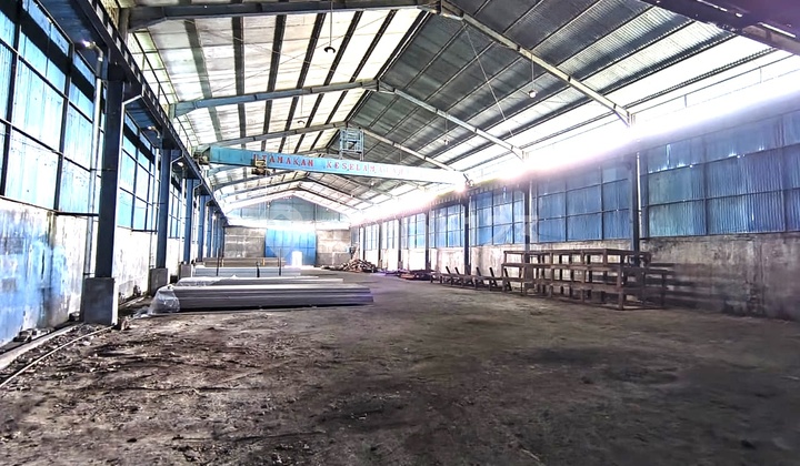 For Sale Spacious Warehouse Beside Main Road Medan Tembung