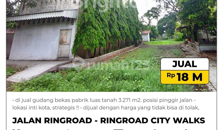 Dijual Gudang Bekas Pabrik dengan Harga Super Deal