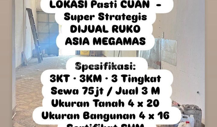 Business Shop Asia Mega Mas Street SUPER Strategic Location