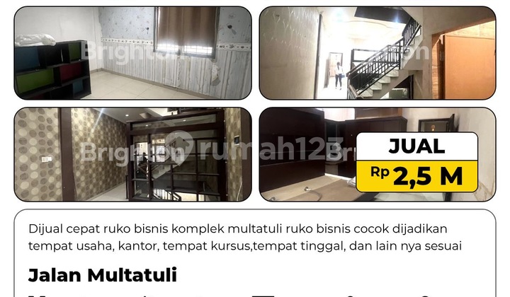 For Sale Business Shop in Multatuli Complex Medan Strategic Location 2