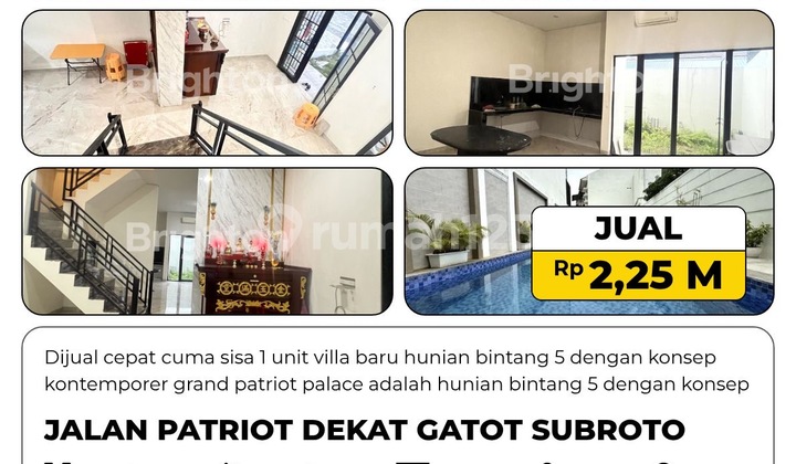 Dijual Cepat Rumah Baru Villa Siap Huni Bintang 5 Konsep Modern