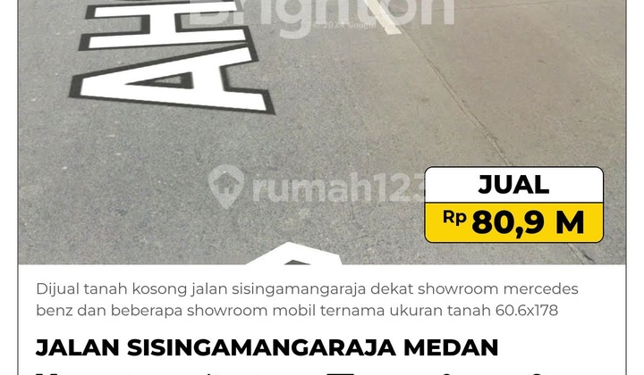 Dijual Tanah Kosong Jln Sisingamangaraja Dekat Showroom Mercedes Dijual Tanah Kosong Jln Sisingamangaraja Dekat Showroom Mercedes