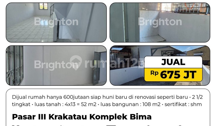 Dijual Rumah Hanya 600jutaan Siap Huni Baru Di Renovasi Like New 2