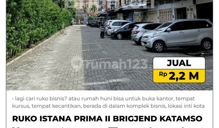 Dijual Ruko Bisnis Dalam Komplek Jalan Besar Brigjend Katamso