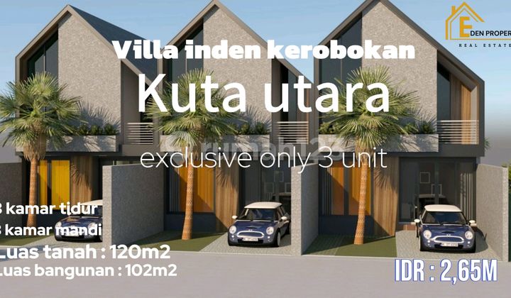Villa 2 Lantai Kerobokan Exclusive 3 Unit