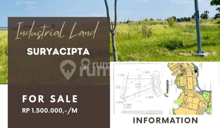 Dijual Cepat Kavling Industri Surya Cipta Karawang Timur 1