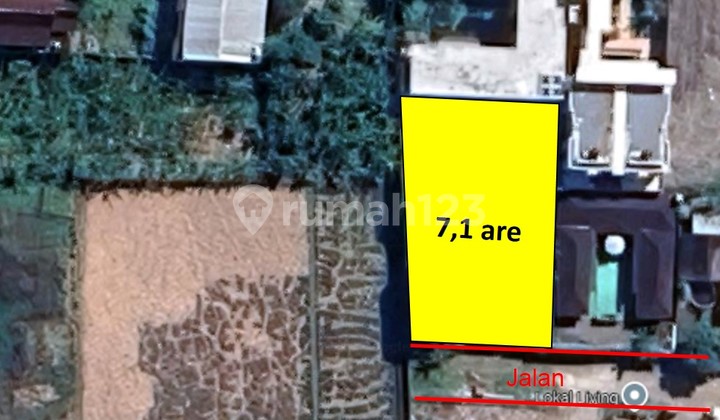 Dijual Tanah 7 Are di Jl. Persada Kerobokan Dekat Bali Kiddy