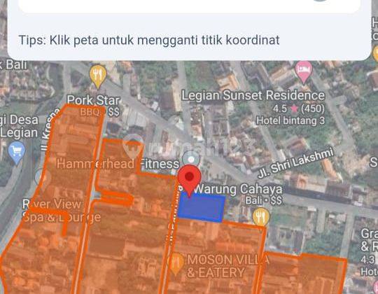 Tanah Komersil 1620m² Area Strategis Jl Nakula Sunset Road Kuta 2