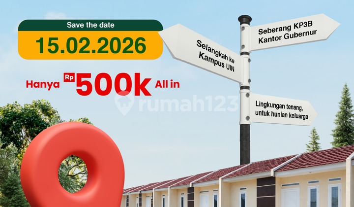 Punya Rumah Ga Harus Biaya Mahal,Cuma 500Rb Disukawana Asri Udah bisa Punya Rumah