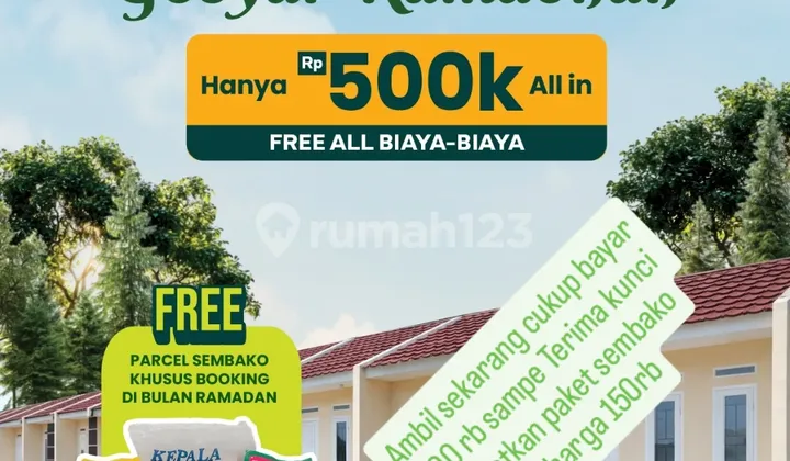 Subsidized House in Serang City, Close to Schools and Hospitals