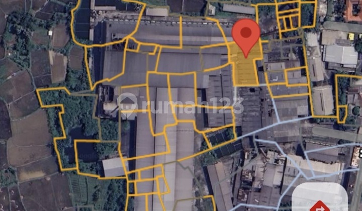 Dijual Lahan Industri Bekas Pabrik Mekar Jaya, Panongan