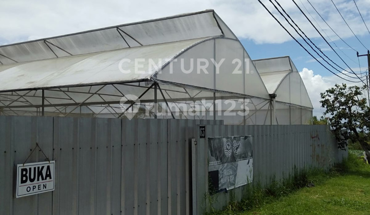 tampak depan miliki tanah perkebunan dengan lingkungan