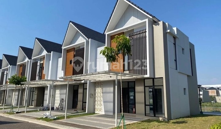 Rumah Hoek Denver PIK2 Langsung Danau 8x15 3+1KT SHM Tipe Emerald