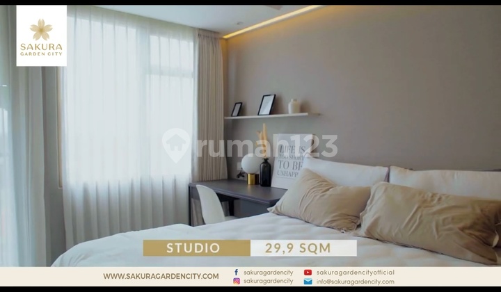 Apartemen 2 Bedrom Sakura Garden Siap Huni