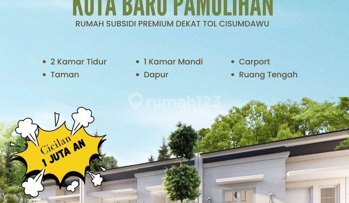 Kota baru pamulihan Cuma 100 Ribu Bisa Punya Rumah Sendiri di Sumedang! 1