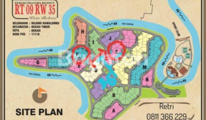 Land Plot in the Best Location in Kemang Pratama, Bekasi