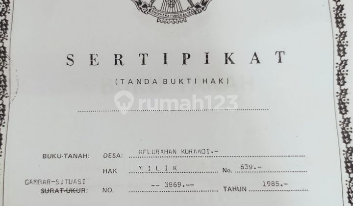 Commercial Land Ready for Building Location Punggir Street in the City Center