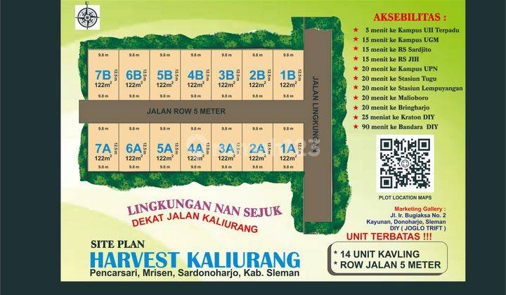 Tanah Kavling " Harvest Kaliurang " 2