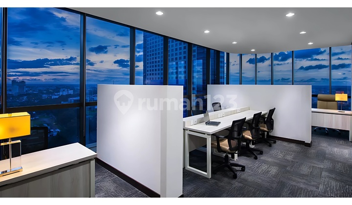 Premium Fully Furnished Office for Rent at Podomoro Medan – Starting Price 1.5 Million/Person