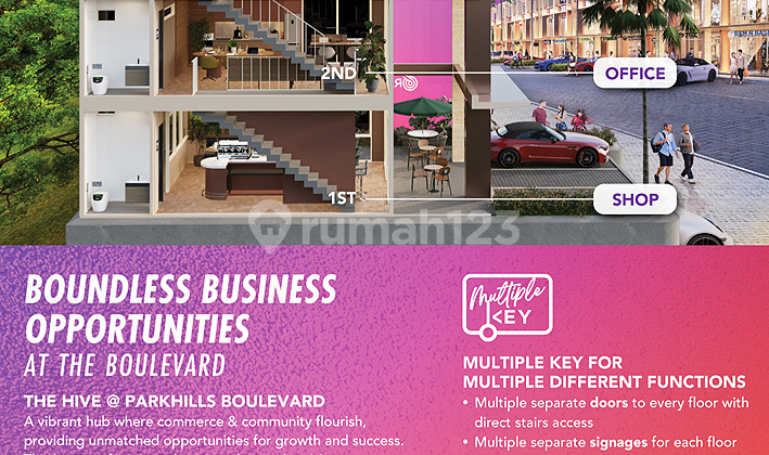 Modern 3-Storey Shop House in the Heart of Park Serpong Area