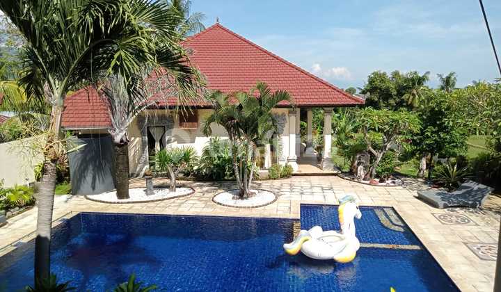 Dijual Villa SHM 1300 m² Panji, View Sawah & Laut, Potensi Sewa