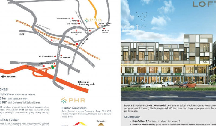 Dijual Ruko Prima Harapan Regency Bekasi 2