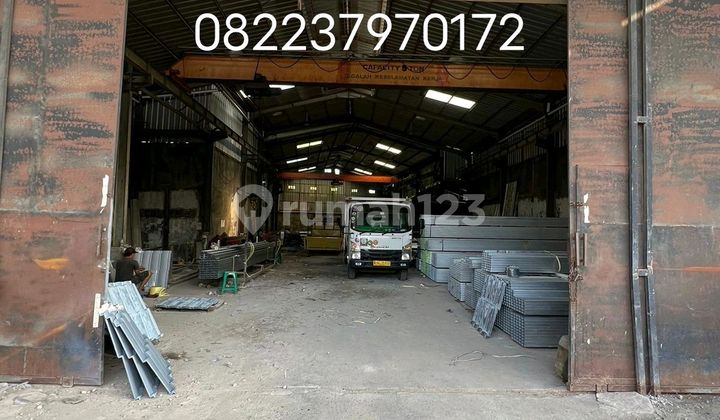 Disewakan Gudang di Pinggir Jalan Kampung Bogor Tarumajaya Setia Asih Bekasi