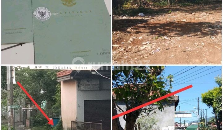 Tanah Dijuwal Di Jl. Sisemut Ungaran Dekat Jalan Raya Dan Dekat Terminal 1