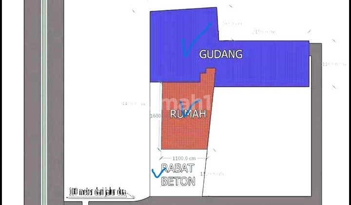 Rumah + Gudang di Jual dengan harga sangat murah --> SIAPA CEPAT DIA DAPAT..... (DIJUAL DI BAWAH HARGA PASARAN ...SILAHKAN COMPARE) 2