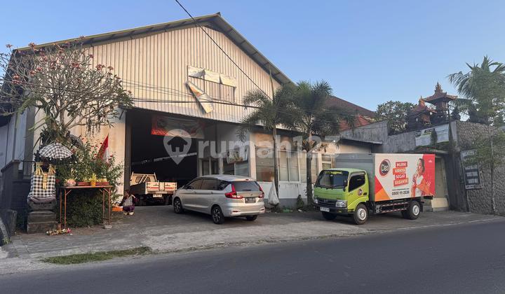 Deal Guaranteed! Land for Sale by the Road, Bonus Warehouse Building, Location: Batukaru, Tabanan, Bali.