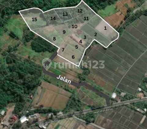 Pasti Deal Di Jual Tanah View Sawah Lokasi Beraban Tanah Lot Tabanan Bali 