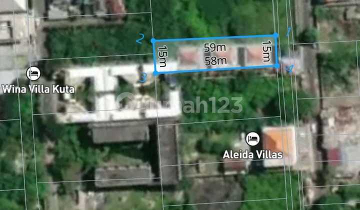 Certainly Deal On Sale, Ready-to-Build Land Location at Dewi Sri Legian Kuta Badung Bali