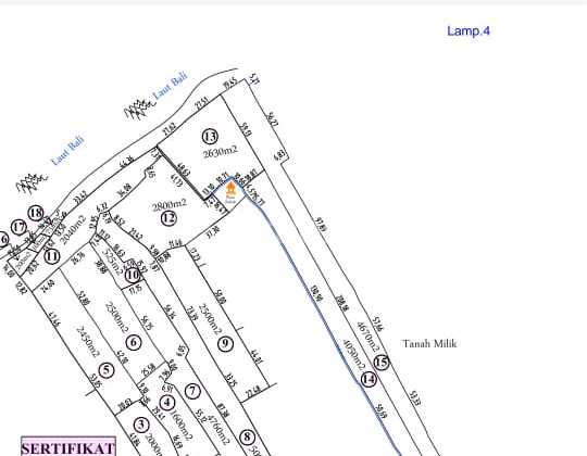 Pasti Deal Di Jual Tanah Loss Pantai Lokasi Desa Anturan Lovina Buleleng Bali 