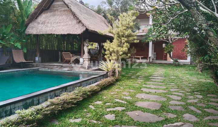 Surely Deal: Joglo Villa for Sale with Rice Field View, Location Ubud, Gianyar, Bali