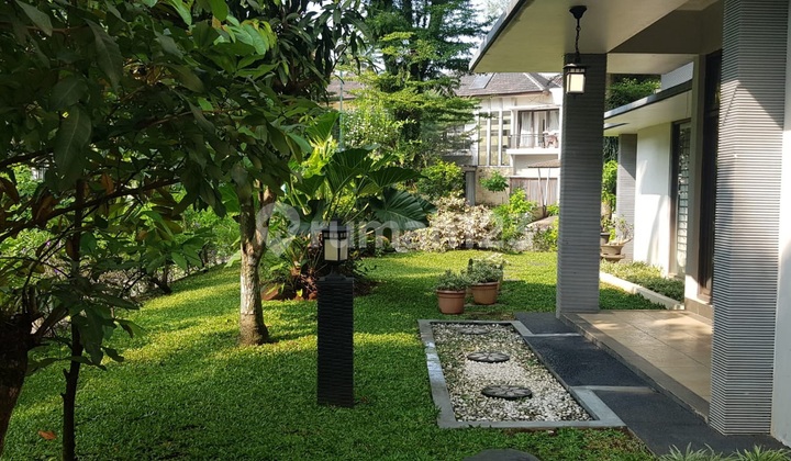 Two-Story Luxury Hook House - Bogor Nirwana Residence. South Bogor House