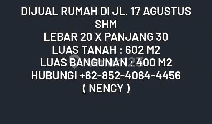 Rumah di Jl 17 Agustus Cocok untuk Tempat Usaha 2