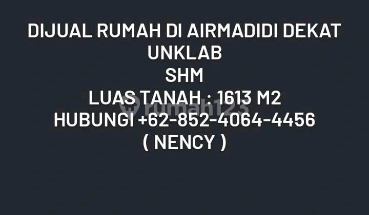 Rumah Dekat Universitas Klabat di Airmadidi SHM 2